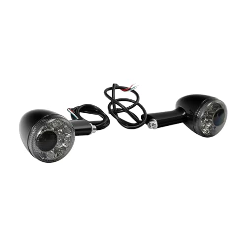 SJSJJAH Motorrad Hinten Blinker Indikatoren Led-leuchten for Sportster 883 Eisen XL1200 1992-2022 Blinker(WHITE) von SJSJJAH