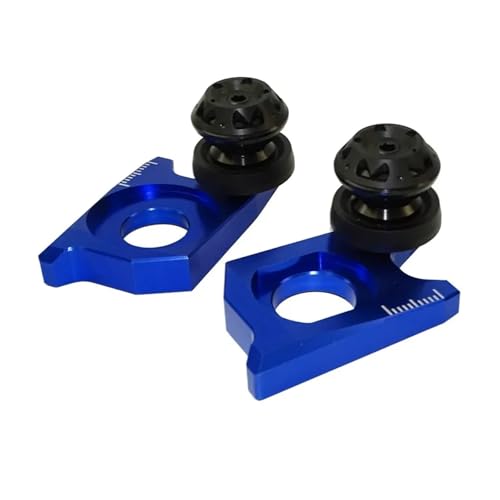 SJSJJAH Motorrad-Kettenspanner Catena-Nasenspanner mit Spulen for GSXR1000 2009 2010 2011 2012 2013 2014 2015 2016(Blue) von SJSJJAH