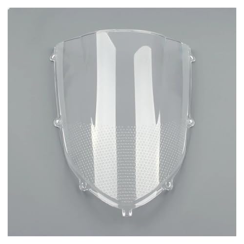 SJSJJAH Motorrad Klar Double Bubble Windschutzscheibe Windschutzscheibe Bildschirm ABS Schild Fit for 10R 2004-2005 von SJSJJAH