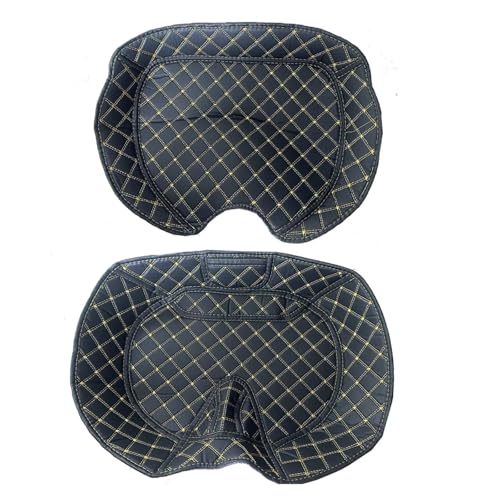 SJSJJAH Motorrad-Kofferraumverkleidung for V56 V56NNT MAXIA 4 V47 DLM30B Top-Box-Schutzmatte Innenpolster Aufbewahrungsbox-Matte Lederzubehör(V47 Yellow) von SJSJJAH