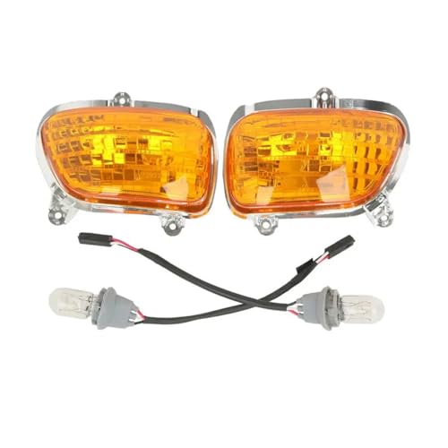 SJSJJAH Motorrad Kunststoff Vorne Links Rechts Blinker for Goldwing GL1800 2001-2017(Orange) von SJSJJAH