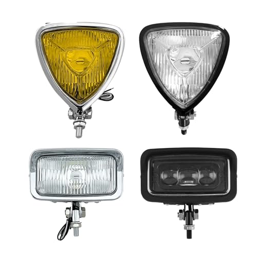 SJSJJAH Motorrad LED Dreieck Licht Quadrat Licht Rechteck Licht(1043-CH-C LED) von SJSJJAH