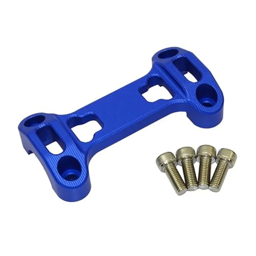 SJSJJAH Motorrad-Lenker Fat Bar Riser Clamp Top Cover Unterstützung for R1250GS 1G13 K50 2018 2019 2020 2021 2022(Blue) von SJSJJAH