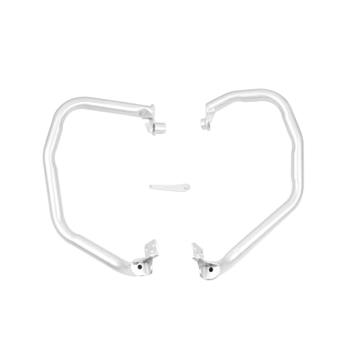 SJSJJAH Motorrad Motor Seite Stoßstange Rahmen Guards Protector Halterung for GT 2020-2024(Silver) von SJSJJAH