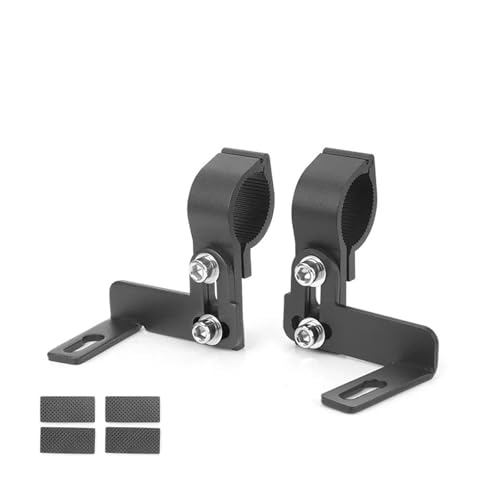 SJSJJAH Motorrad Scheinwerfer Scheinwerfer Halterung Licht Lampen Halter Einstellbare 21mm-25mm Gabel Halterung Klemme Lampe Halter Klemme Halterung(2pcs A Style) von SJSJJAH