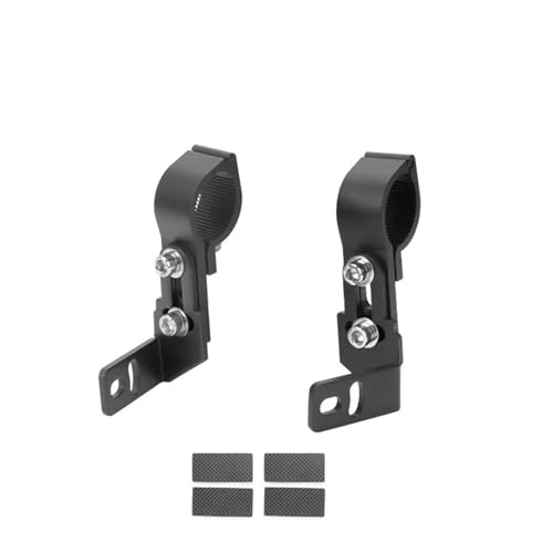 SJSJJAH Motorrad Scheinwerfer Scheinwerfer Halterung Licht Lampen Halter Einstellbare 21mm-25mm Gabel Halterung Klemme Lampe Halter Klemme Halterung(2pcs B Style) von SJSJJAH