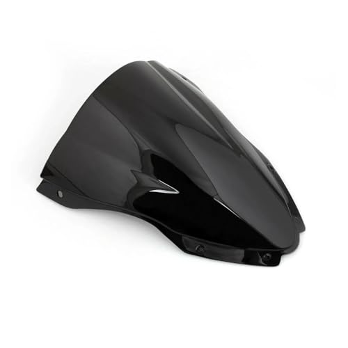 SJSJJAH Motorrad Schwarz Double Bubble Windschutzscheibe Windschutzscheibe Bildschirm ABS Schild Fit for 10R 2016-2017 SJSJJAH Motorrad Schwarz Double Bubble Windschutzscheibe Windschutzscheibe Bildschirm ABS Schild Fit for 10R 2016-2017 von SJSJJAH