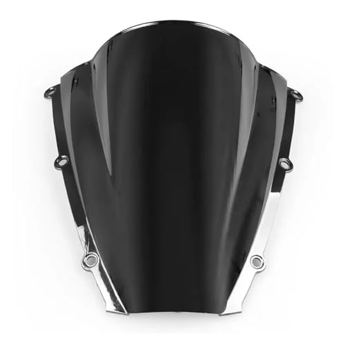 SJSJJAH Motorrad Schwarz Double Bubble Windschutzscheibe Windschutzscheibe Bildschirm ABS Schild Fit for CBR600RR 2003-2004 SJSJJAH Motorrad Schwarz Double Bubble Windschutzscheibe Windschutzscheibe Bildschirm ABS Schild Fit for CBR600RR 2003-2004 von SJSJJAH