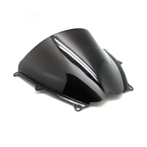 SJSJJAH Motorrad Schwarz Double Bubble Windschutzscheibe Windschutzscheibe Bildschirm ABS Schild Fit for GSXR GSXR1000 GSX-R1000 2007-2008 K7 von SJSJJAH