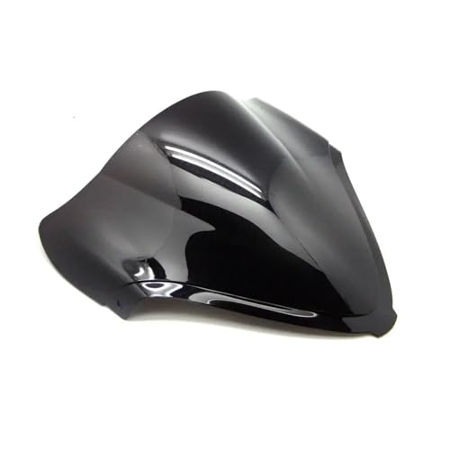 SJSJJAH Motorrad Schwarz Double Bubble Windschutzscheibe Windschutzscheibe Bildschirm ABS Schild Fit for Hayabusa GSX1300R GSXR1300 2008-2016 von SJSJJAH