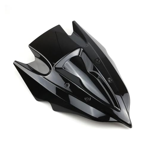 SJSJJAH Motorrad Schwarz Double Bubble Windschutzscheibe Windschutzscheibe Bildschirm ABS Schild Fit for Z250 Z300 2013-2018 SJSJJAH Motorrad Schwarz Double Bubble Windschutzscheibe Windschutzscheibe Bildschirm ABS Schild Fit for Z250 Z300 2013-2018 von SJSJJAH