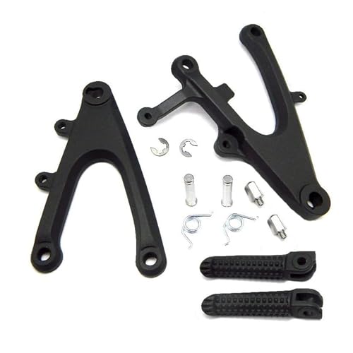 SJSJJAH Motorrad Schwarz Vorder Fahrer Fußrasten Fußrasten Halterung Fit for YZF R1 2004-2006 SJSJJAH Motorrad Schwarz Vorder Fahrer Fußrasten Fußrasten Halterung Fit for YZF R1 2004-2006 von SJSJJAH