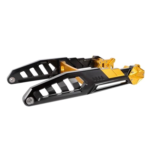 SJSJJAH Motorrad-Schwingarm-Hinterrad-Flachgabel Passend for Cygnus-X 3/4-Generation Elektroroller Modifizieren Sie den CNC-Aluminiumlegierungs-Hinterrahmen(A-style Black gold) von SJSJJAH