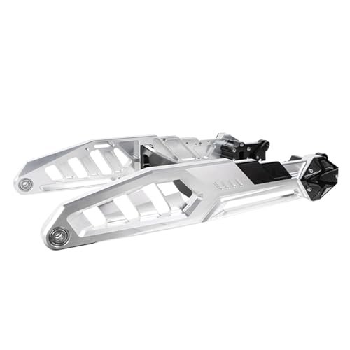 SJSJJAH Motorrad-Schwingarm-Hinterrad-Flachgabel Passend for Cygnus-X 3/4-Generation Elektroroller Modifizieren Sie den CNC-Aluminiumlegierungs-Hinterrahmen(A-style Silver black) von SJSJJAH