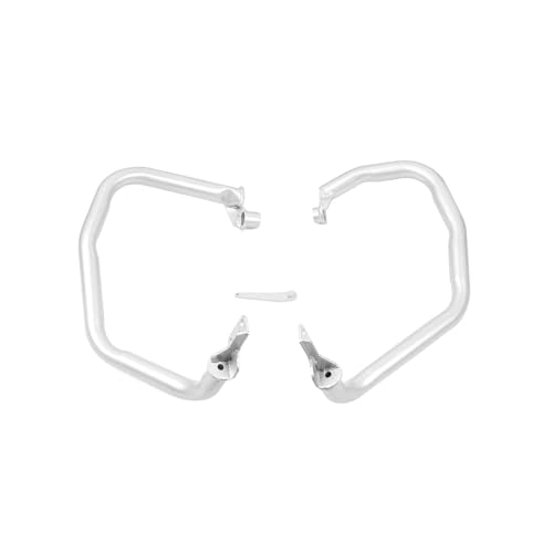 SJSJJAH Motorrad Seite Motor Schutz Stoßstange Rahmen Halterung Crash Bar for Ⅲ 3 GT 2020-2024(Silver) von SJSJJAH