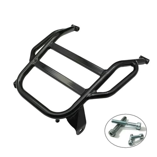 SJSJJAH Motorrad Unterstützung Fracht Regal Sattel Halterung Dirt Bike for DR650 DR650SE DR 650 SE 650SE Hinten Rack Sitz Gepäck(Black with screws) von SJSJJAH