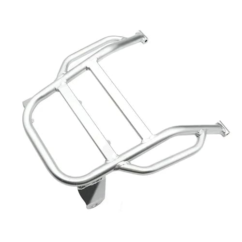 SJSJJAH Motorrad Unterstützung Fracht Regal Sattel Halterung Dirt Bike for DR650 DR650SE DR 650 SE 650SE Hinten Rack Sitz Gepäck(Silver not screw) von SJSJJAH