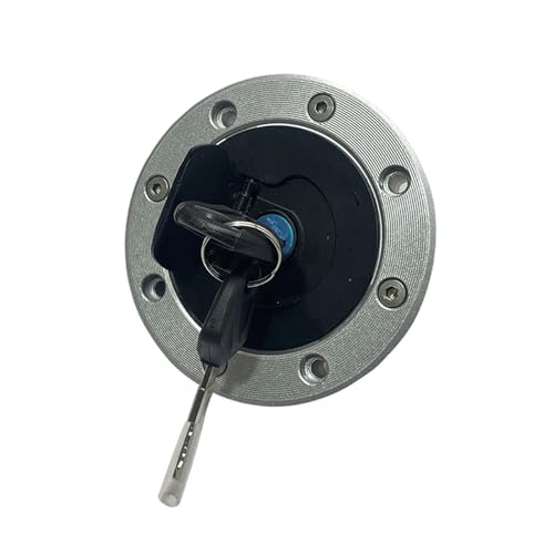 SJSJJAH Motorrad-Verriegelung Kraftstofftankdeckel mit Schlüssel for GSXR 600 700 GSXR1000 Katana 600 GSX-600F RF-400 GK78A RF-900 von SJSJJAH