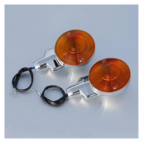 SJSJJAH Motorrad Vorne Flache Blinker for Softail Classic Heritage FLSTC 1999-2017 Touring Road King 2001-UP(Orange) von SJSJJAH
