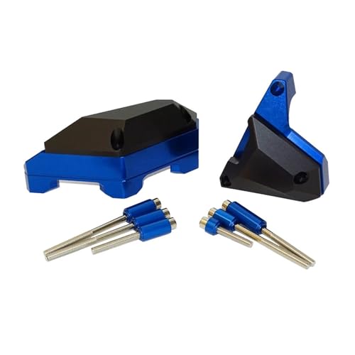 SJSJJAH Motorrad for MT-07 FZ-07 MT07 FZ07 2014 2015 2016 2017 2018 2019 2020 Motor Crash Pad Schutz Rahmen Slider Protector(Blue) von SJSJJAH