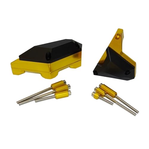 SJSJJAH Motorrad for MT-07 FZ-07 MT07 FZ07 2014 2015 2016 2017 2018 2019 2020 Motor Crash Pad Schutz Rahmen Slider Protector(Gold) von SJSJJAH