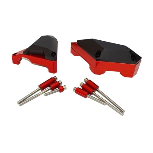 SJSJJAH Motorrad for MT-07 FZ-07 MT07 FZ07 2014 2015 2016 2017 2018 2019 2020 Motor Crash Pad Schutz Rahmen Slider Protector(Red) von SJSJJAH