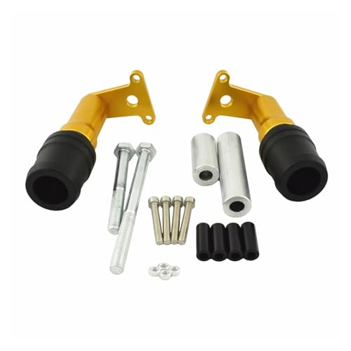 SJSJJAH Motorradrahmen Sliders Guard Crash Pad Spule Verkleidung Fallschutz for 400/400 2018 2019 2020 2021 2022(Gold) von SJSJJAH