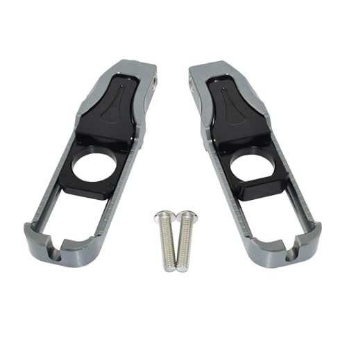 SJSJJAH Motorradteile Hinterrad-Achsblöcke Kettenspanner Spanner for YZF R6 YZF-R6 RJ27 2017 2018 2019 2020 2021(GRAY) von SJSJJAH