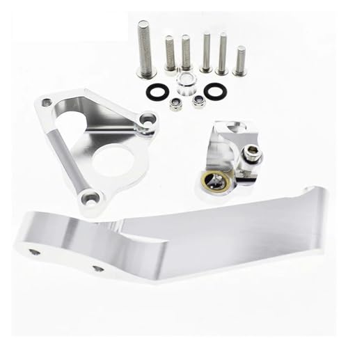 SJSJJAH Motorradteile for CBR600RR CBR 600 RR Lenkungsstabilisator-Dämpferhalterung 2007-2016 2008 2009 2010 2011 2012(Silver) von SJSJJAH