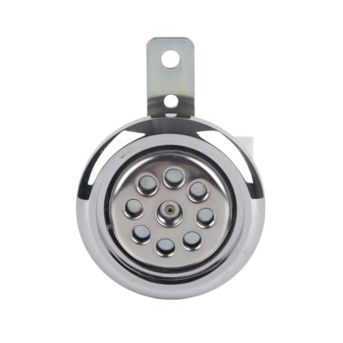 SJSJJAH Motorzubehör Universelle Motorradhupe Wasserdicht 105 dB Laut 12 V 85 mm mit Wabenchromabdeckung Motorradhupe SJSJJAH Motorzubehör Universelle Motorradhupe Wasserdicht 105 dB Laut 12 V 85 mm mit Wabenchromabdeckung Motorradhupe von SJSJJAH