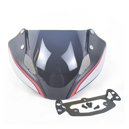 SJSJJAH Naked Bike Windschutzscheibe Rauchabweiser mit Halterungsbefestigungsschrauben for MONSTER 821 1200S 797 2018-2021 Jahre(Night Elf A) von SJSJJAH