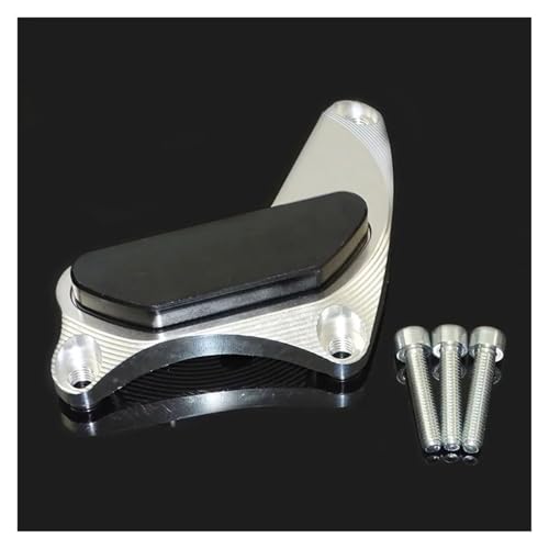 SJSJJAH Rechts Motor Kupplung Abdeckung Schutz Crash Pad Slider Protector for GSXR GSX-R 1000 K1 2001 2002 2003 2004 2005 2006 2007 2008(Silver) von SJSJJAH