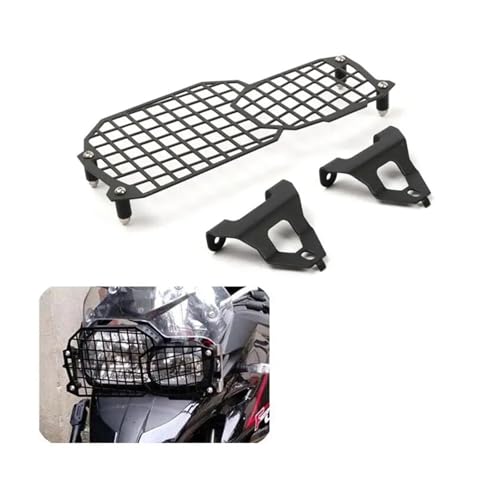 SJSJJAH Scheinwerfer Lampe Grill Protector Schutz for F650GS F700GS F800GS F800R 08-17 von SJSJJAH