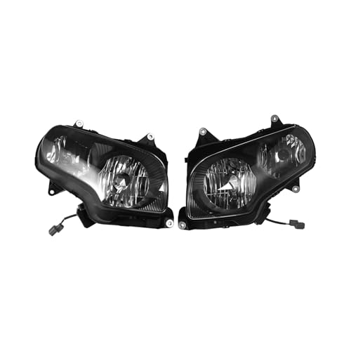 SJSJJAH Schwarze Frontscheinwerfer-Lampenbaugruppe passend for GoldWing 1800 GL1800 2001-2011 2012-2017 SJSJJAH Schwarze Frontscheinwerfer-Lampenbaugruppe passend for GoldWing 1800 GL1800 2001-2011 2012-2017 von SJSJJAH