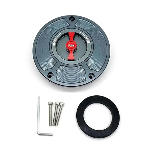 SJSJJAH Tankdeckel Abdeckung for VTR1000F/Firestorm/SuperHawk 2000 VTR1000 SP-2 2000 Hawk GT NT650 1988-1991(Gray Red) von SJSJJAH