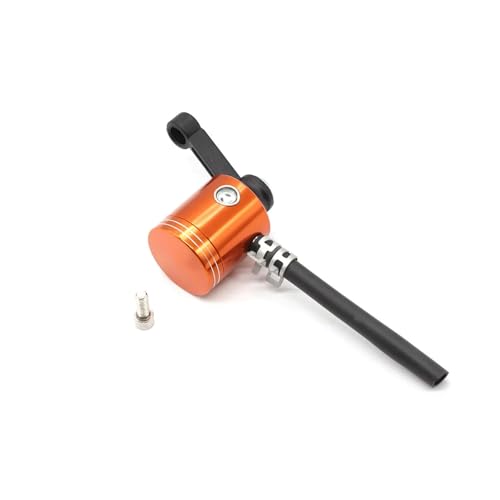 SJSJJAH Universal Motorrad Brems Flüssigkeit Reservoir Hinten Master Zylinder Tank Öl Tasse Für(Orange) von SJSJJAH