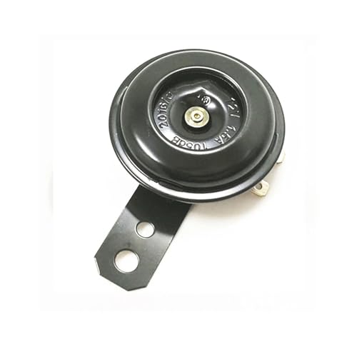 SJSJJAH Universal-Motorrad-Elektrohupen-Kit 12 V 1,5 A 105 dB wasserdichte runde laute Hupenlautsprecher for Roller, Moped, Dirtbike, ATV SJSJJAH Universal-Motorrad-Elektrohupen-Kit 12 V 1,5 A 105 dB wasserdichte runde laute Hupenlautsprecher for Roller, Moped, Dirtbike, ATV von SJSJJAH