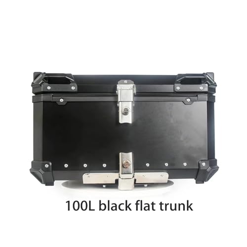 SJSJJAH Universal Motorrad Hinten Gepäck Trunk Lagerung Moto Top Case Box Wasserdicht Helm Schlüssel Lock Schwanz Toolbox Aluminium(C) von SJSJJAH