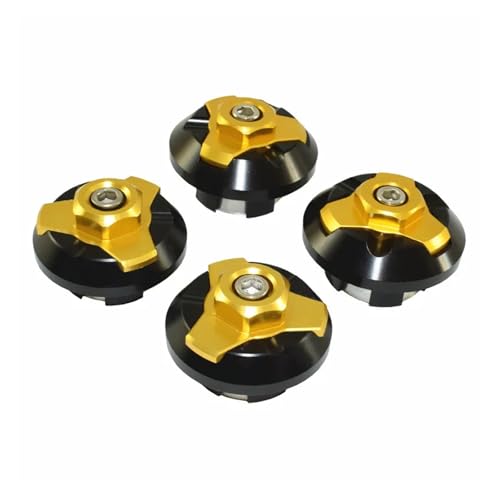 SJSJJAH Waase for 250R EX 250R 2008 2009 2010 2011 2012 4 stücke Rahmen Loch Kappe Abdeckung Stecker Bolzen Decoractive Kappe Verkleidung(Gold) von SJSJJAH