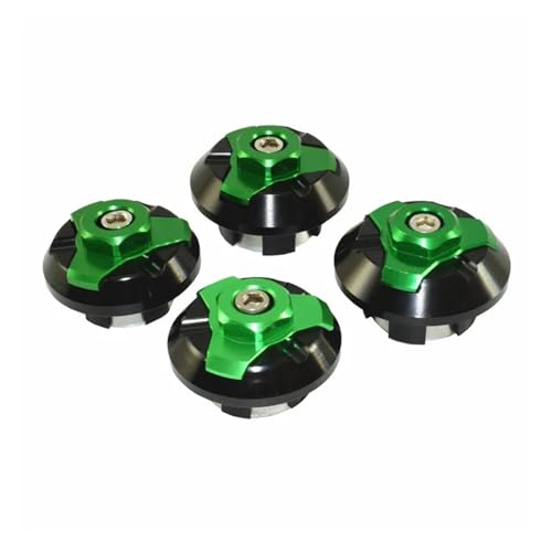SJSJJAH Waase for 250R EX 250R 2008 2009 2010 2011 2012 4 stücke Rahmen Loch Kappe Abdeckung Stecker Bolzen Decoractive Kappe Verkleidung(Green) von SJSJJAH