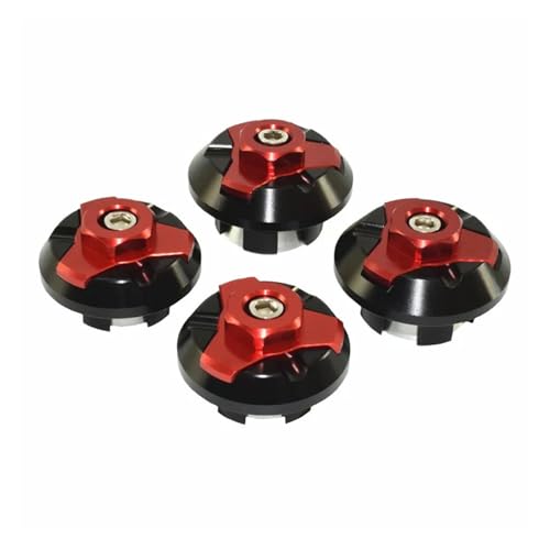 SJSJJAH Waase for 250R EX 250R 2008 2009 2010 2011 2012 4 stücke Rahmen Loch Kappe Abdeckung Stecker Bolzen Decoractive Kappe Verkleidung(Red) von SJSJJAH