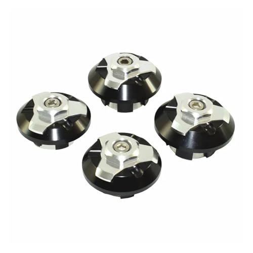 SJSJJAH Waase for 250R EX 250R 2008 2009 2010 2011 2012 4 stücke Rahmen Loch Kappe Abdeckung Stecker Bolzen Decoractive Kappe Verkleidung(Silver) von SJSJJAH