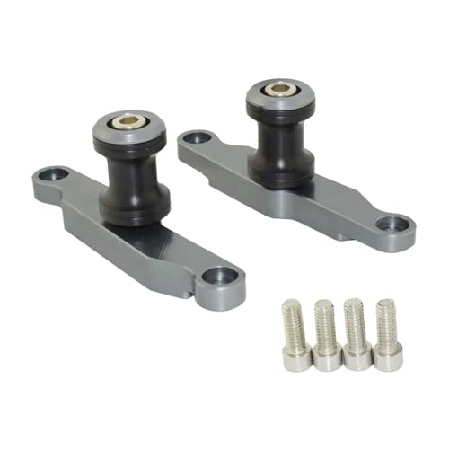 SJSJJAH Waase for YZF R6 2017 2018 2019 2020 2021 Block Rahmen Schwinge Schwinge Spool Slider Adapter Halterungen(Gray) von SJSJJAH