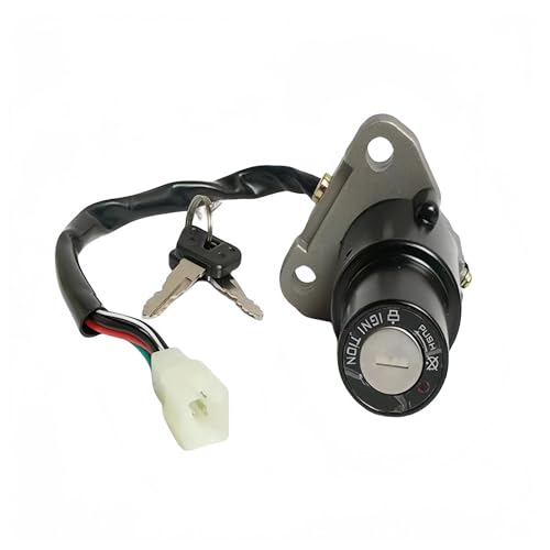 SJSJJAH XG250 Motocross Tankdeckel Kappe Schloss Schlüsselsatz for Tricker XG 250 Pit Dirt Bike(Yellow) von SJSJJAH