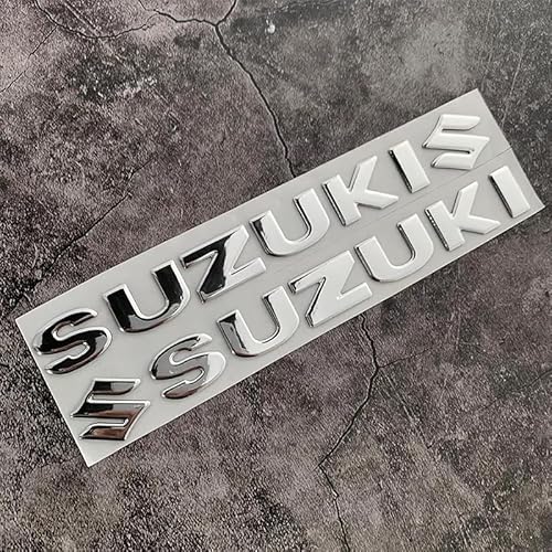 Auto Emblem für Suzuki Jimny 2018-2023, Metall-Buchstaben Logo Aufkleber Schriftzug Abzeichen Metalldekoration Zubehör,A-Silver Auto Emblem für Suzuki Jimny 2018-2023, Metall-Buchstaben Logo Aufkleber Schriftzug Abzeichen Metalldekoration Zubehör,A-Silver von SJSMZX
