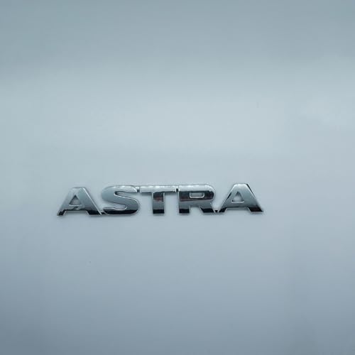 SJSMZX Auto Emblem für Opel Astra H, Heckklappe Grill ABS Buchstaben Logo Aufkleber Schriftzug Abzeichen Dekoration Zubehör,Astra von SJSMZX