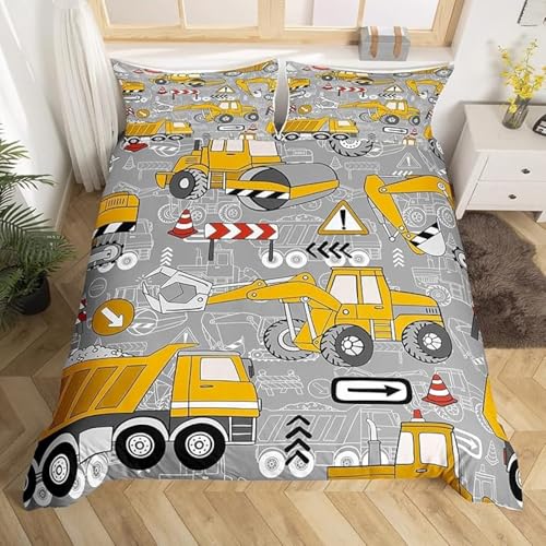 SJSXWQN Bettwäsche 155x220 Gelber Traktor Bettwäsche-Set mit Reißverschluss Schließung für Kinder Jugendliche Weicher Atmungsaktive Mikrofaser Bettbezug + 2 Kopfkissenbezug 80x80 cm SJSXWQN Bettwäsche 155x220 Gelber Traktor Bettwäsche-Set mit Reißverschluss Schließung für Kinder Jugendliche Weicher Atmungsaktive Mikrofaser Bettbezug + 2 Kopfkissenbezug 80x80 cm von SJSXWQN