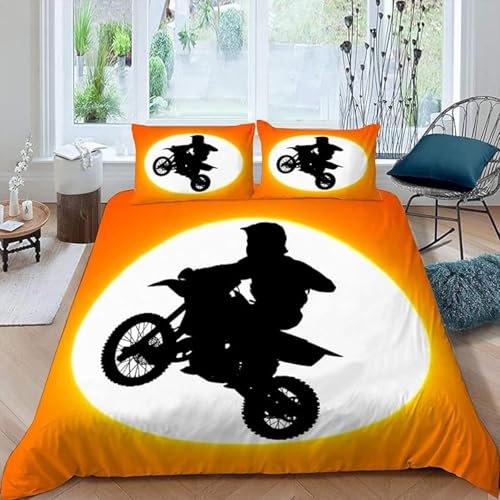 SJSXWQN Bettwäsche 155x220 Gelbes Motorrad Bettwäsche-Set mit Reißverschluss Schließung für Kinder Jugendliche Weicher Atmungsaktive Mikrofaser Bettbezug + 2 Kopfkissenbezug 80x80 cm SJSXWQN Bettwäsche 155x220 Gelbes Motorrad Bettwäsche-Set mit Reißverschluss Schließung für Kinder Jugendliche Weicher Atmungsaktive Mikrofaser Bettbezug + 2 Kopfkissenbezug 80x80 cm von SJSXWQN