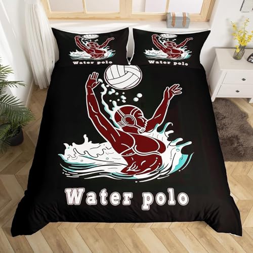 SJSXWQN Bettwäsche 155x220 Schwarze Wasserreihe Bettwäsche-Set mit Reißverschluss Schließung für Kinder Jugendliche Weicher Atmungsaktive Mikrofaser Bettbezug + 2 Kopfkissenbezug 80x80 cm SJSXWQN Bettwäsche 155x220 Schwarze Wasserreihe Bettwäsche-Set mit Reißverschluss Schließung für Kinder Jugendliche Weicher Atmungsaktive Mikrofaser Bettbezug + 2 Kopfkissenbezug 80x80 cm von SJSXWQN