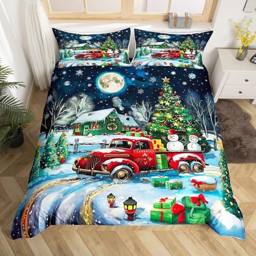 SJSXWQN Bettwäsche 200x200 Frohe Weihnachten Bettwäsche-Set mit Reißverschluss Schließung für Erwachsene Kinder Weicher Atmungsaktive Mikrofaser Bettbezug + 2 Kopfkissenbezug 80x80 cm SJSXWQN Bettwäsche 200x200 Frohe Weihnachten Bettwäsche-Set mit Reißverschluss Schließung für Erwachsene Kinder Weicher Atmungsaktive Mikrofaser Bettbezug + 2 Kopfkissenbezug 80x80 cm von SJSXWQN